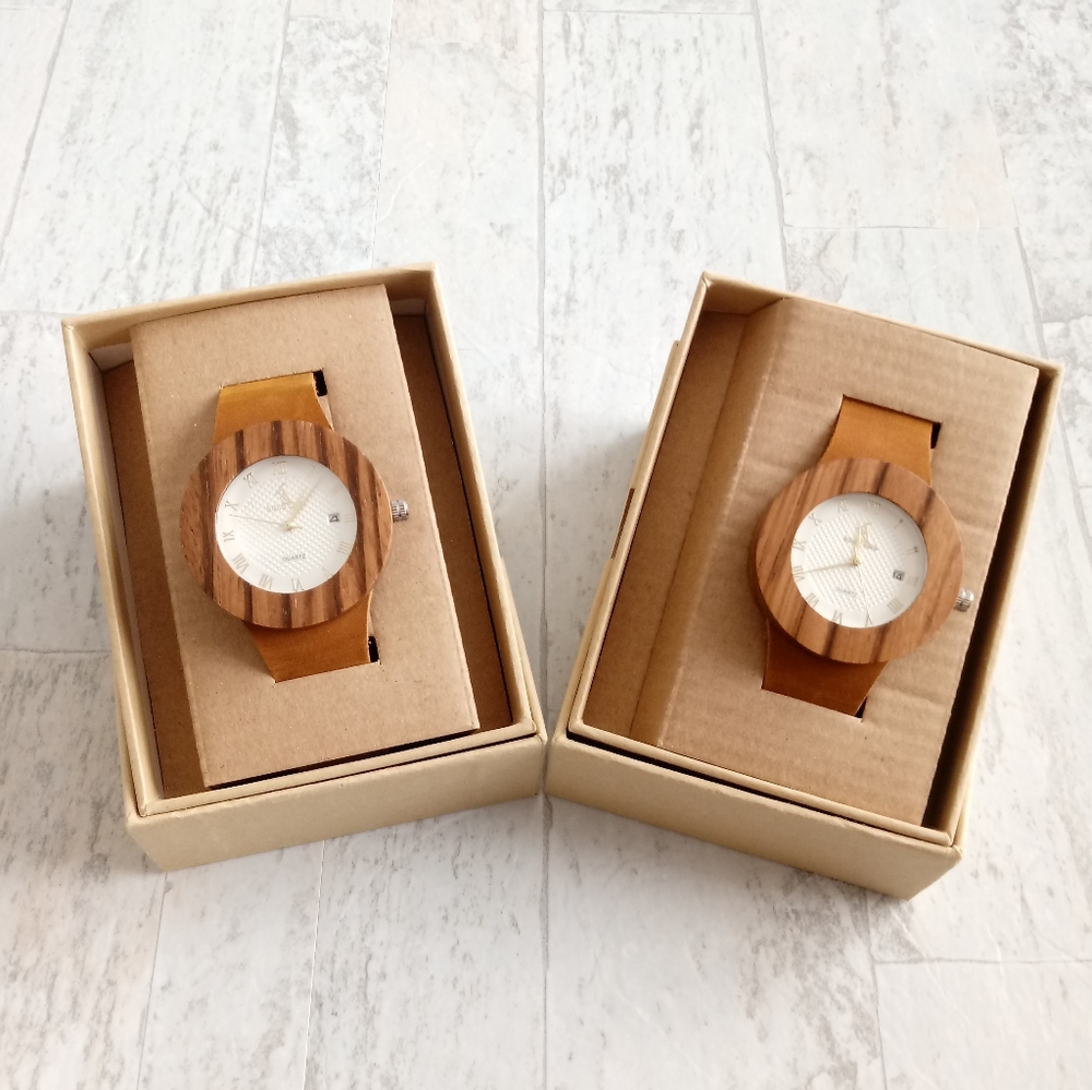 NEW MEN'S LUXURY BOBOBIRD GENUINE WOOD WATCH - Picture 2 of 7